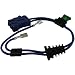 New Blue Peg Perego Battery Side Connector - 12v Gaucho, Gator, Sportsman