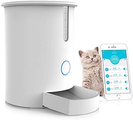 MIAOLIDP Pet Feeder cat Automatic Feeder Mobile Phone Smart Feeding cat Machine Dog Bowl Non-Slip