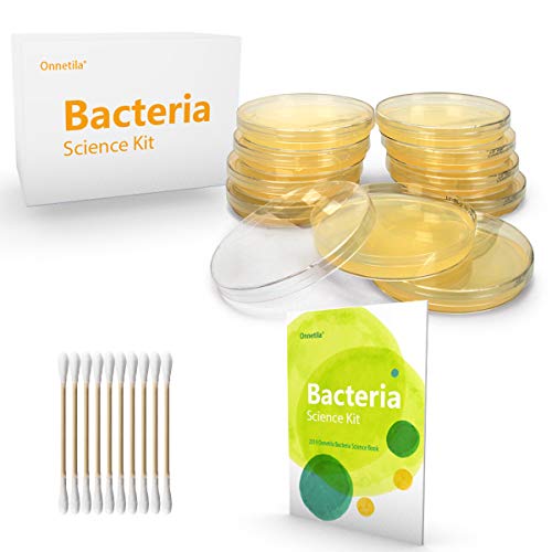 Bacteria Science Kit Petri Dishes with Agar Educational STEM