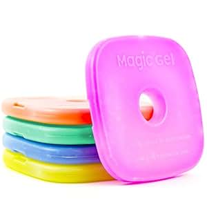 Compra 5 hieleras Magic Gel para lonchera ¡Enfriadores delgados de
