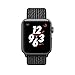 amBand Compatible for Apple Watch Sport Loop Band 42mm, Lightweight Breathable Nylon Replacement Band for Apple Watch Series 1, Series 2, Series 3, Sport, Edition-Black White