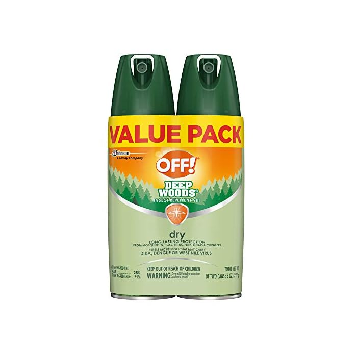 OFF! Deep Woods Insect Repellent Aerosol, Dry, Non-Greasy Formula, Bug Spray with Long Lasting Protection from…