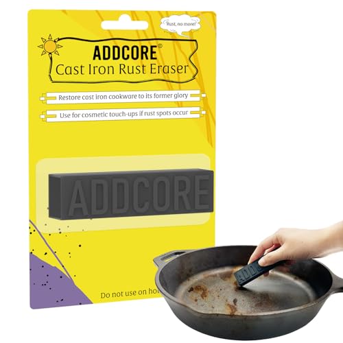 Photo 1 of Rust Eraser, Premium Rust Remover for Cast Iron Pans, Knives & Tools, Hard Anodized Cookware and Other Pots, Remove Rust from Any Metallic Surface - 1 Packx003z3g3t7
