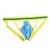 NEARTIME Men's Underwear, Hollow Out Men Underwear Boxers Bulge Pouch Men Shorts Hot (L, Blue)