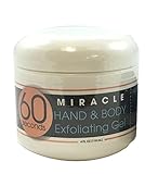 60 Second Miracle Hand & Body Exfoliating Gel: Soothing Body Scrub to clear away dead skin cells and revitalize your skin's elasticity