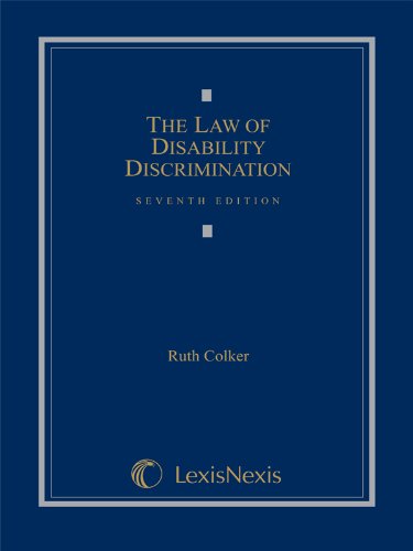 The Law of Disability Discrimination