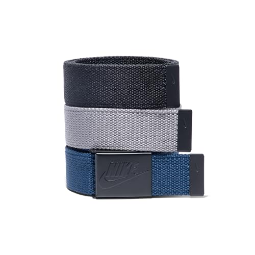 Nike mens 3 Pack Web Belt