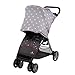 Stockyfy Baby Car Seat Covers for Nursing - Breastfeeding Scarf for Newborns- Car Seat Canopy Covers for Girls and Boys - Multi-use Cover- Soft and Stretchy Wrap for Strollers (Grey)