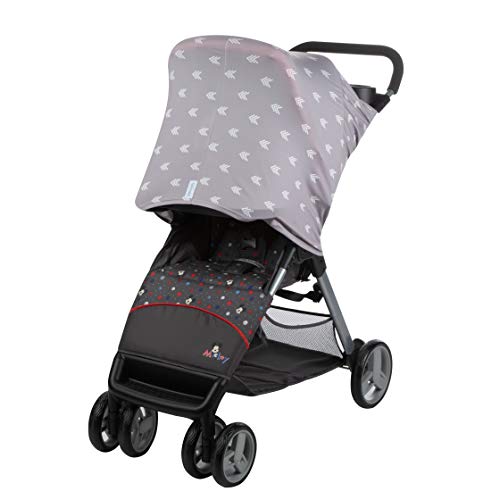 Stockyfy Baby Car Seat Cover Nursing Cover Breastfeeding Scarf Infant Stroller Cover, Carseat Canopy for Baby Girl and Baby Boy - Gray
