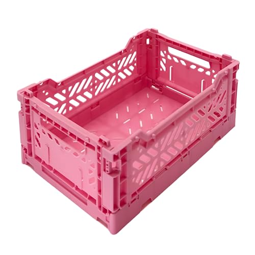 Aykasa Collapsible Storage Bins, Plastic Crate for Storage