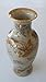Vintage Porcelain Vase 12 Inch Chinese Butterfly Satsuma Hand Painted Pottery