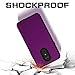 SKYLMW Case for LG Stylo 4 Case,LG Q Stylus Case,LG Stylus 4 Case,LG Stylo 4 Phone Case,Heavy Duty Three Layer Hybrid Sturdy Shockproof Armor High Impact Protective Cover for LG Stylo 4,Purple/Black
