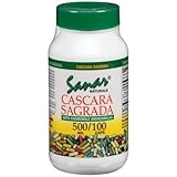 Sanar Cascara Sagrada with Chamomille - Natural Colon Cleanser - 500mg / 100 ...
