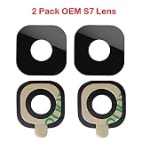 2 Pack Samsung Original S7/S7 Edge Back Camera Back Rear Camera Glass Lens Replacement for for Samsung Galaxy S7 G930 / S7 Edge G935