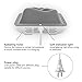 Charging Station for Multiple Devices Wireless, Hometall 5-in-1 Multiple Phone Dock Stand with 4 USB Ports(4 Cables) and 10W QI Wireless Charging Pad, Compatible for iOS, Android, Samsung(Grey)