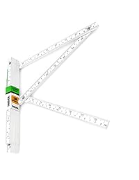 Plegable regla de carpintero (6.5 foot diseño plegable)   ligero y compacto   Vara de medir en pulgadas (en) & centímetro (cm)   Slide Fold Up diseño perfecto para carpinteros, & Contratistas