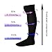 HLTPRO Compression Socks for Women & Men Circulation - 4 Pack for Nurse, Medical, Running, Flight
