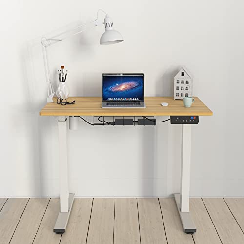 SHW Memory Preset Electric Height Adjustable Standing Desk, 40 x 24