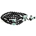 Mala Beads Gemstone Obsidian Amazonite Healing Bracelet Necklace for Meditation