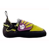 Evolv Venga Climbing Shoe – Kid’s Lime/Purple 3, Shoes Direct