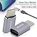 BENFEI Micro USB (Female) USB-C (Male) 3 Pack Adapter Compatible for MacBook 2018 2017 2016, Samsung Galaxy Note 8, Galaxy S8 S8+ S9, Google Pixel, Nexus, and More