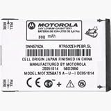 Original Motorola Battery snn5762 5762 for v325 v323 v365 v325i v235 v190 v195 a1200 Ming v360 v361 v365 v975 w315 c290 krzr krazor k1m Moto Q Nextel