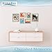 Icona Bay 4x6 Picture Frame (Heritage Gray Wood Finish, 6 Pack), Traditional Style Composite Wood Frame for Walls or Tables, Cherished Memories Collection