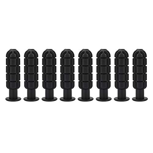 Tbest Table Soccer Handle Grips, 8pcs Soccer Fussball Table Rubber Handle Grip Table Soccer Part Replacment Kids Children Football Plastic Handle Grip