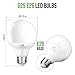 LE G25 E26 LED Bulbs, 40W Incandescent Equivalent, 2700K Warm White, 5W 450lm Energy Saving Light, Non-Dimmable, 200 Degree Beam Angle for Home, Living Room, Kitchen and More, Pack of 6