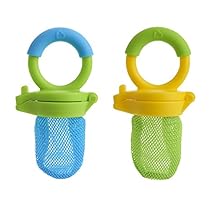 Fresh Food Feeder, 2 Pack, Blue/Green