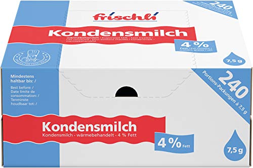 Frischli Kondensmilch 4% feiner Geschmack und hohe WeiÃkraft 1800g
