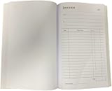 1ABOVE 1-80 Page Numbered Invoice Book A5 Ruled Feint 214x133mm view 2