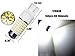 Bulbeats 1200 Lumens 2 x 144-BX Chipsets 7440 7441 7443 7444 LED Bulbs with Projector , Xenon White 6000K