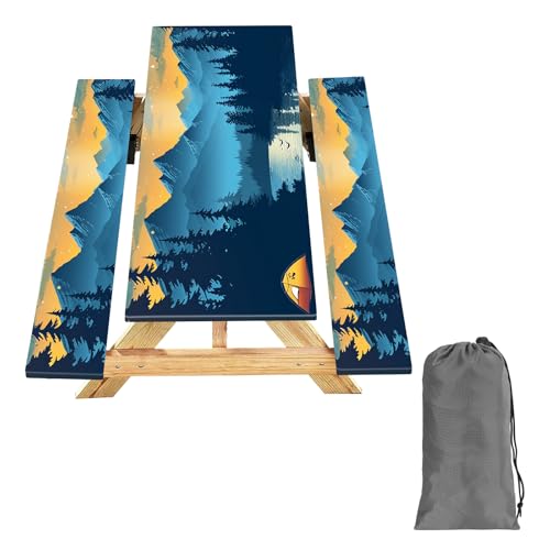 KENOBEE Picnic Table Bench Cover