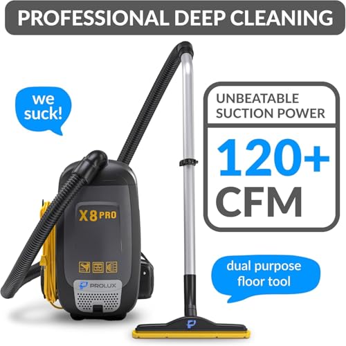 Prolux X8 Pro 10 lb Lightweight Commercial Backpack Vacuum – HEPA Filtration photo 11