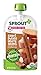 Sprout Organic Stage 2 Baby Food Pouches, Sweet Potato White Bean w/ Cinnamon, 4 Ounce (Pack of 5)