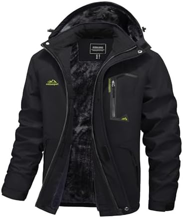 Amazon.com: WULFUL Men's Ski Jackets Warm Winter Snow Windbreaker
