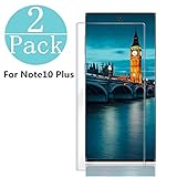 [2Pack] Samsung Galaxy Note 10 +/Note 10 Plus Screen Protector, Tempered Glass Anti-Scratch, Bubble Free and Case Friendly, 3D Curved Edge, Screen Protector Compatible Note 10 +/Note 10 Plus