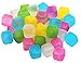 VOJP Reusable Ice Cubes Plastic Whiskey Stones Rocks for Party (Pack of 20)… Multicolor
