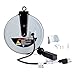 Aceland 25ft Heavy Duty Retractable Extension Cord Reel with 3 Electrical Outlets, 116AWG/3C SJT 10 Amp, 1125W, Light Gray, 12-month Worry-free Quality Warranty