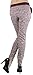 ToBeInStyle Women's Heathered French Terry Jogger Pants - Burgundy - Large