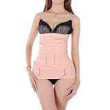 Hip Mall 3 in 1 Postpartum Belly Wrap Girdle Support for Stomach Waist Pelvis Shapewear