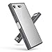 Ringke Fusion Compatible with Xperia XZ1 Compact Phone Case Clear Minimalist Transparent PC Back TPU Bumper Drop Protection Scratch Resistant Natural Shape Protective Cover - Smoke Black