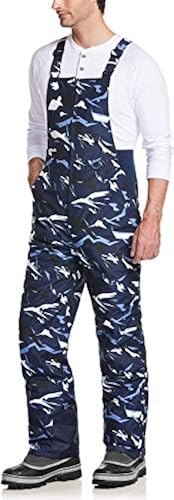 TSLA Men's Insulated Snow Bib Overalls - Waterproof, Windproof For Skiing & Snowboarding