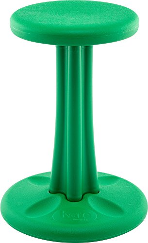 Kore Patented Wobble Chair Now with Antimicrobial Protection Stem Flexible Seating Made in The USA - Active Sitting for Kids - Pre-Teen, Green (18in)