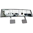 New! High Definition Wide Angle Rear View Mirror for PC Monitors or Anywhere: EX Large by ModTek (1 Pack)