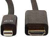 AmazonBasics Mini DisplayPort to HDMI Display Adapter Cable - 15 Feet