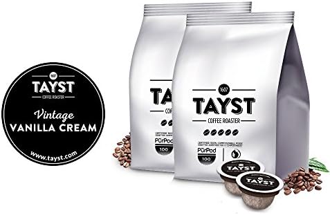 Tayst Coffee Pods, Vanilla Cream Medium Roast, K Cups Compatible with Keurig Coffee Maker, Sustainable Single Serve, Pack of 30