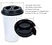 Eco Coffee Tea Mug Lid Set, KSENDALO Thick Silicone Mug Lids for 12oz/16oz Coffee Cups set of 5,Mix-color
