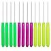 Antallcky 12 Pack Sugar Stir Needle Scriber Needle Modelling Tool, DIY Baking Pin Whisk Stainless Steel Needle Biscuit Cookie Icing Pin Icing Sugarcraft Cake Decorating